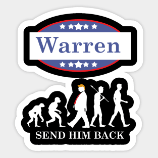 elizabeth warren merch Sticker